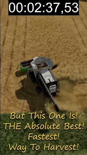 This Is the Fastest Way To Harvest in FS22 | #farmingsimulator22
