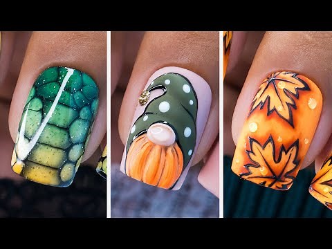 3 Cozy Fall Nail Art Ideas | Best Nail Art At Home Tutorial