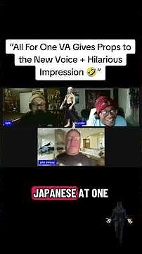 “All For One VA Reacts to His Younger Voice 🤯🔥” #fyp #allforone #myheroacademia