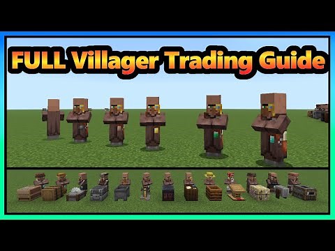 Villager Trading Guide Minecraft 📚 Best Trades for Emeralds, Enchantments Ultimate Beginner Tutorial