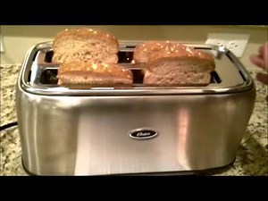 Review of the Oster 4 slice long slot toaster