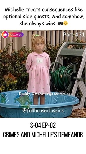 Full House Classics | 🎬 Full House – Season 4, Episode 2: “Crimes and Michelle’s Demeanor” 📍Part 431 – Leaf Drama & Indoor Pool Dreams Michelle didn’t just... | Instagram