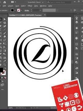 Belajar Logo | Tutorial Logo Modernism Part 12