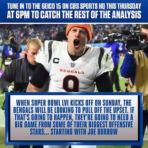 307K views · 1.4K reactions | Can the Bengals pull off a W on Sunday? | CBS Sports | Facebook