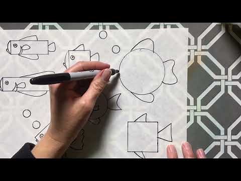Drawing fish with Geometric Shapes