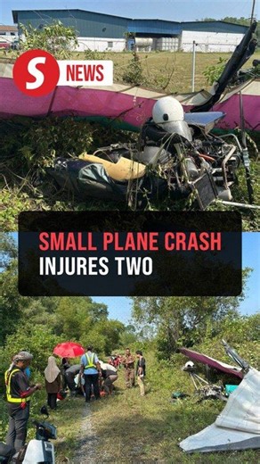 Microlight plane crashes in Taiping, two hurt | TheStarTV.com