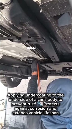 Protecting Your Ride: Undercoating for Rust Prevention! #CarProtection #Undercoating #RustPrevention
