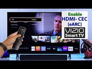 Vizio Smart TV HDMI ARC & eARC Setup! - How to Enable!