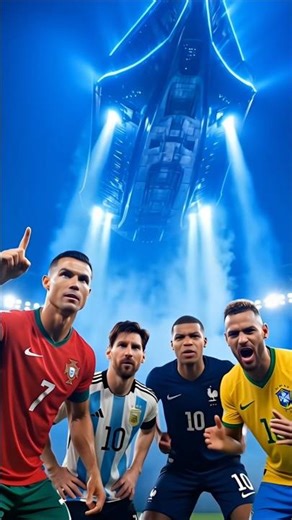 Ronaldo Vs aliens 👽 #ronaldo #football #messi #alien #mbappe #banaraslitfest #banaras