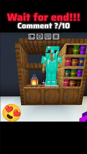 Minecraft House Interior Ideas 😍 Easy Build #shorts