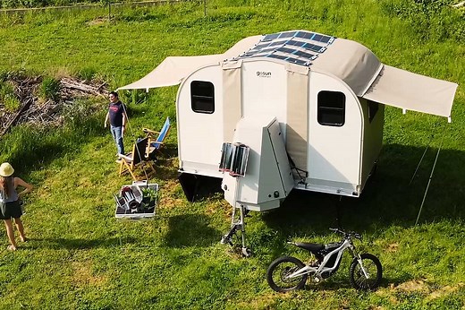 30K views · 361 reactions | Your portable solar-powered pop-up camper trailer on wheels! #CamperLife #OffGridLiving #SolarPowered #AutomotiveEngineering #CampervanAdventures | Thesuperboo | Facebook