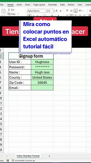 Tutorial fácil: Coloca puntos en Excel automáticamente