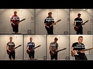 BWV 1052: HARPSICHORD CONCERTO IN D MINOR by JS BACH - FULL COVER - METAL