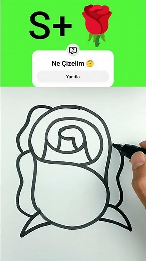Sayılarla Resim Çizme, Gül Resmi Çizimi #howtodraw #rose #kolayçizimler #nasılçizilir #resim #çizim