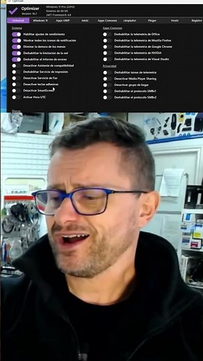 🔴🖥️ CÓMO OPTIMIZAR WINDOWS AL MÁXIMO con Optimizer 16.7 | #davidcasasm #optimizar #windows