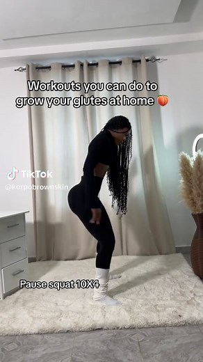 NO GYM NO PROBLEM Try these 4 home glutes workouts 3-5 times every week to give you that round thicc DUMPPY 🍑⌛️ Sign up to my “ 60 days Snatch that Body challenge “ and send in your before photos 💃🏾⌛️🍑 the program is both home and gym, structured meal plan and private community for accountability and daily motivation. #weightlosstransformation #trend #viral #foryoupage #glutesworkoutathome #glutesworkout
