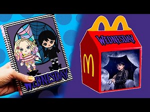 DIY Wednesday Game Book/ 웬즈데이 게임책 만들기🐱😈