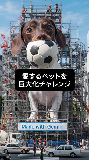 愛するペットを巨大化させるチャレンジ！