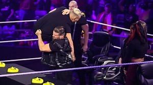 Schism smash a fan through the Thanksgiving table: WWE NXT, Nov. 22, 2022