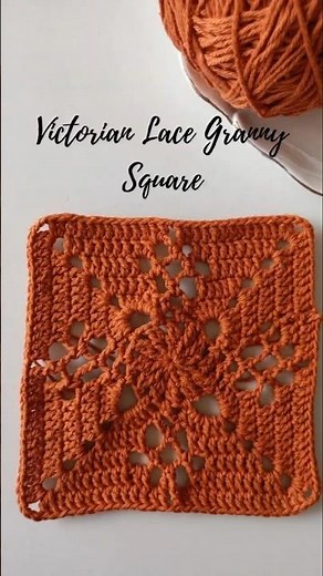 Victorian Lace Granny square! 100 days of crochet granny square challenge! Day 37