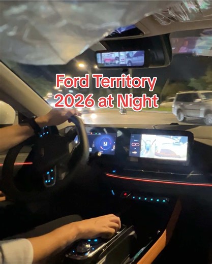 Ford Territory 2026: Night Interior Showcase