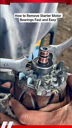 How to Remove Starter Motor Bearings Fast and Easy #shorts #tips