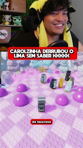 CAROLZINHA TROLLED LIMA MOSCA IN THE PENGUIN GAME #Knockout #Nocaute #Roblox