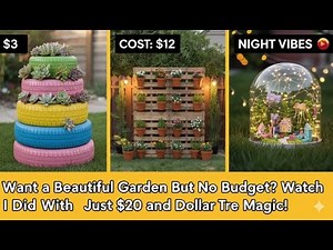 Transform Your Garden for Under $20 | Dollar Tree DIY Garden Ideas