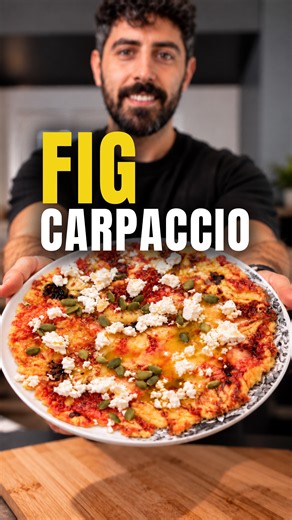 Fig & Feta Carpaccio | Fresh Fig Recipe