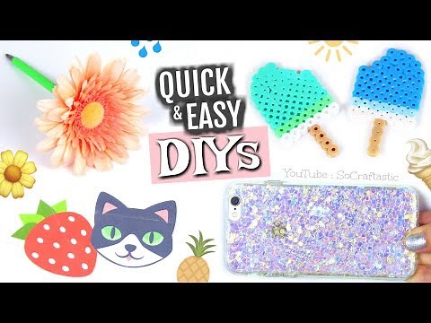5 MINUTE CRAFTS TO DO WHEN YOU'RE BORED! | SoCraftastic