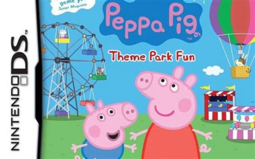 NDS上的小猪佩奇是什么样的？NDS版的三部小猪佩奇试玩.