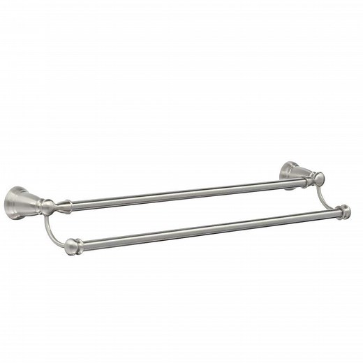 Reviews for MOEN Banbury 24 in. Wall Mounted Towel Bar in Spot Resist Brushed Nickel | Pg 1 - The Home Depot