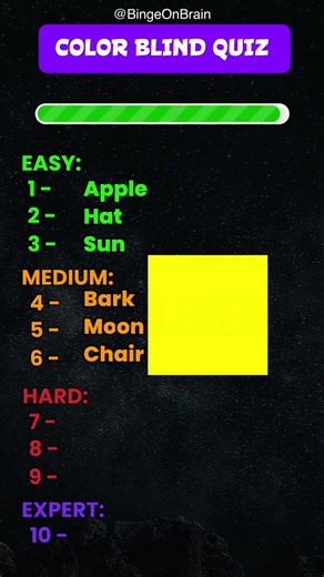 Colorblind Challenge 🔢👀 | Can You Guess the Hidden Word?