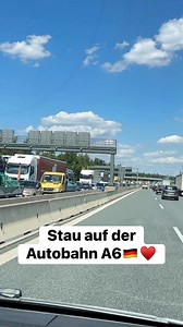 Stau auf der Autobahn A6🇩🇪♥️ #autobahn #deutschland | Rhoda Sutherland