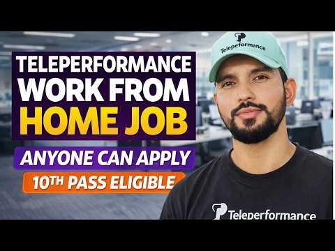 🔥 Teleperformance Work From Home Job 2026 | 10th Pass Eligible | Apply Now