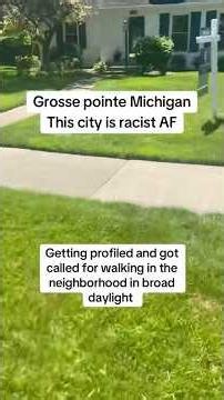 I GOT RACIALLY PROFILED ,GROSSE POINTE MICHIGAN #trending #tiktok #michigan #fyp #shorts #youtube