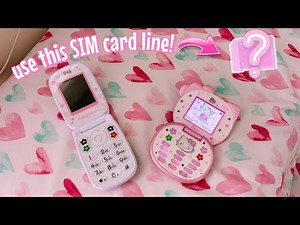 Hello Kitty Flip Phone: The SIM card that ACTUALLY works