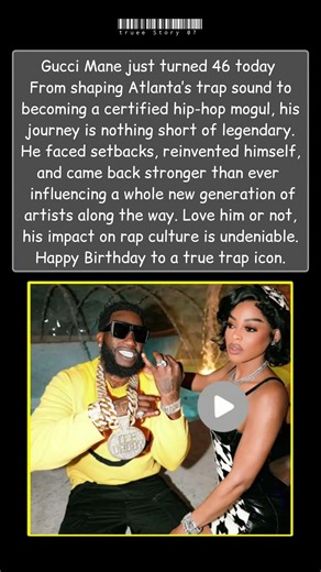 Gucci Mane Turns 46 — A True Trap Legend 💎🔥 #celebritynews