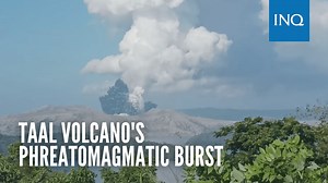 21K views · 283 reactions | WATCH: Footage shows Taal Volcano's phreatomagmatic burst at around 7am on Saturday, March 26. PHIVOLCS said that plumes as high as 1.5 kilometers were spotted from Taal’s main crater. READ: https://newsinfo.inquirer.net/1573809/alert-level-3-raised-over-taal-volcano-phivolcs | INQUIRER.net | Facebook