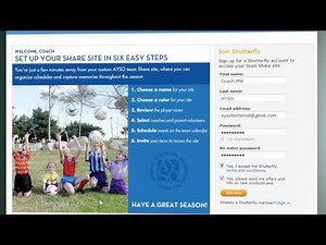 How To Activate and Set Up Your Shutterfly Team Site