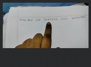 How can we imporve our nature?... | Filo