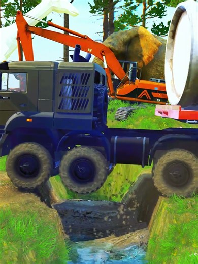 Spintires: Mudrunner Mod Truck | Driver Skills All Gameplay Episode74