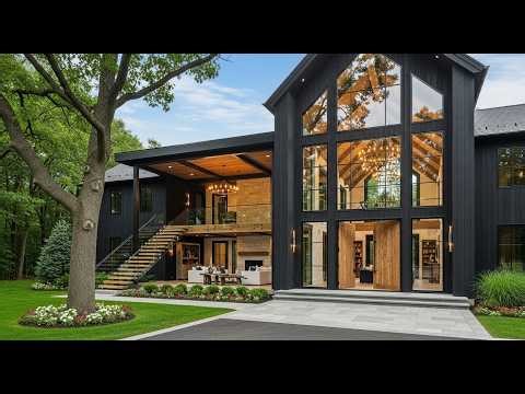 Step Inside This $2.5 Million Modern Barn Home | The ULTIMATE Luxury Country House (Full Tour)