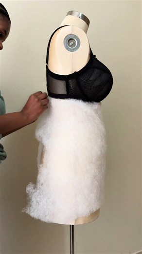 Padding my new dress form