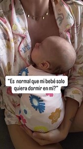 ¿Es normal que mi bebé solo quiera dormir en mí? 🥹🤍 Sí. Mucho más normal de lo que te han hecho creer. Tu bebé no está “mal acostumbrado”. Está buscando calor, seguridad y el lugar donde se siente a salvo ☺️ 👉 El contacto regula su respiración, su ritmo cardíaco y su sistema nervioso. 👉 Dormir en mamá (o papá) es instinto, no dependencia. Y no, no lo estás “malcriando”… lo estás criando con apego 🫶✨ Si quieres aprender cómo acompañar su desarrollo sin prisas ni culpas, ✅ el enlace está en n