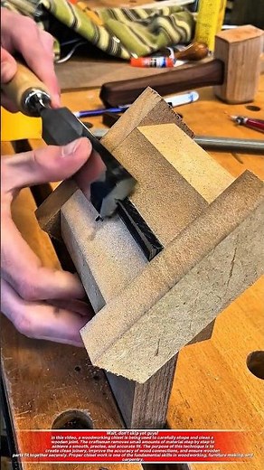 Perfect Wood Chisel Technique! How to Cut Clean and Accurate Joinery.