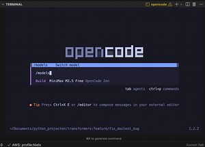 PSA: MiniMax-M2.5 and Kimi-K2.5 are both free on OpenCode!OpenCode, an open-source and very popular alternative to Claude Code and Cursor, currently offers 2 open models entirely for free. As the… | Niels Rogge | 10 comments