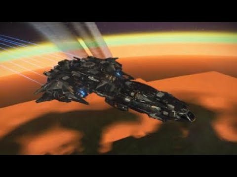 no man's sky - corvette ship ( Black knight )