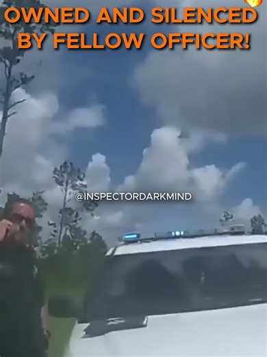 Tyrant Cop Gets Owned and Silenced By Fellow Cop When Violating Rights! Police Fail#police