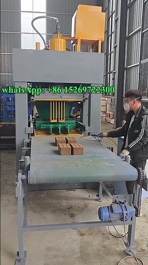 auto clay earth compressed block machine for soil interlocking bricks with 200T pressure #ecobricks
